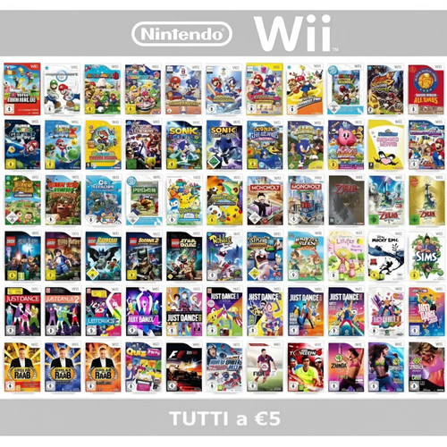 Nintendo wii gioco - nintendo, scelta